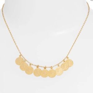 Argento Vivo coin charm necklace